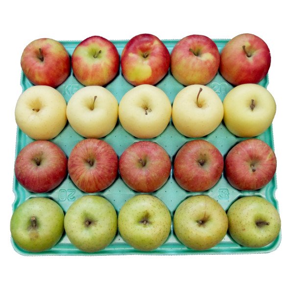 画像1: 2025年産りんご４種セット / 家庭用 / 包装不可【クール便】 (1)